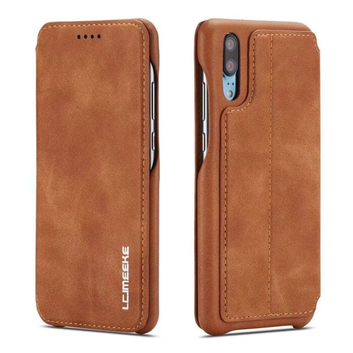 Leather Phone Case For Huawei P20 P30 P40 Pro Lite - Image 2