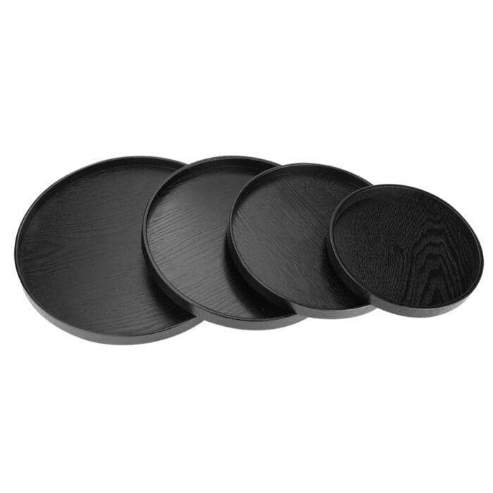 Wooden Tray - Round - Image 2